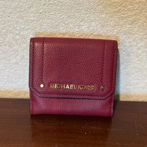 Michael Kors Leather Bi-Fold Wallet